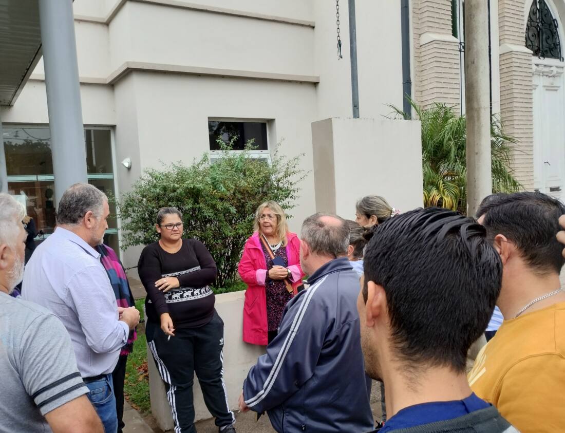 Poletti en la asamblea del htal