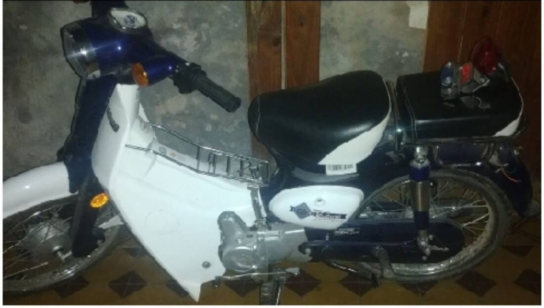 moto robada menores