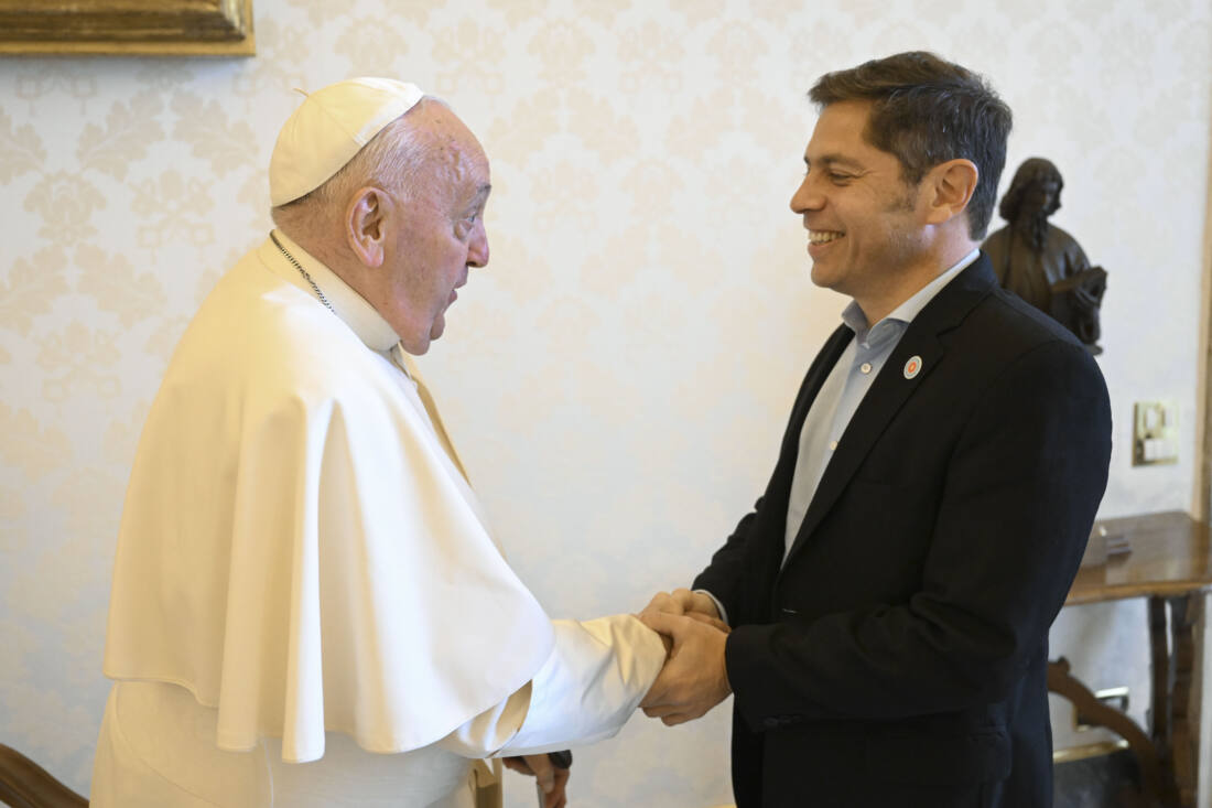 KICILLOF Y EL PAPA