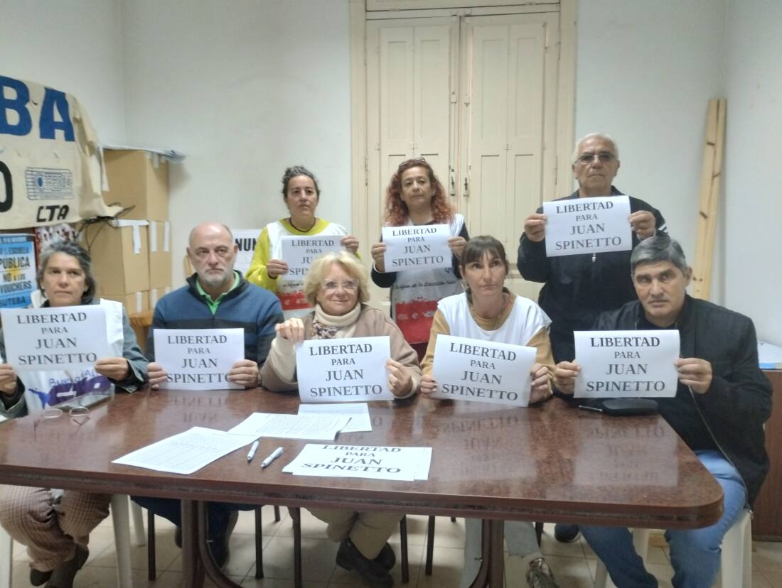 Piden libertad de Spinetto