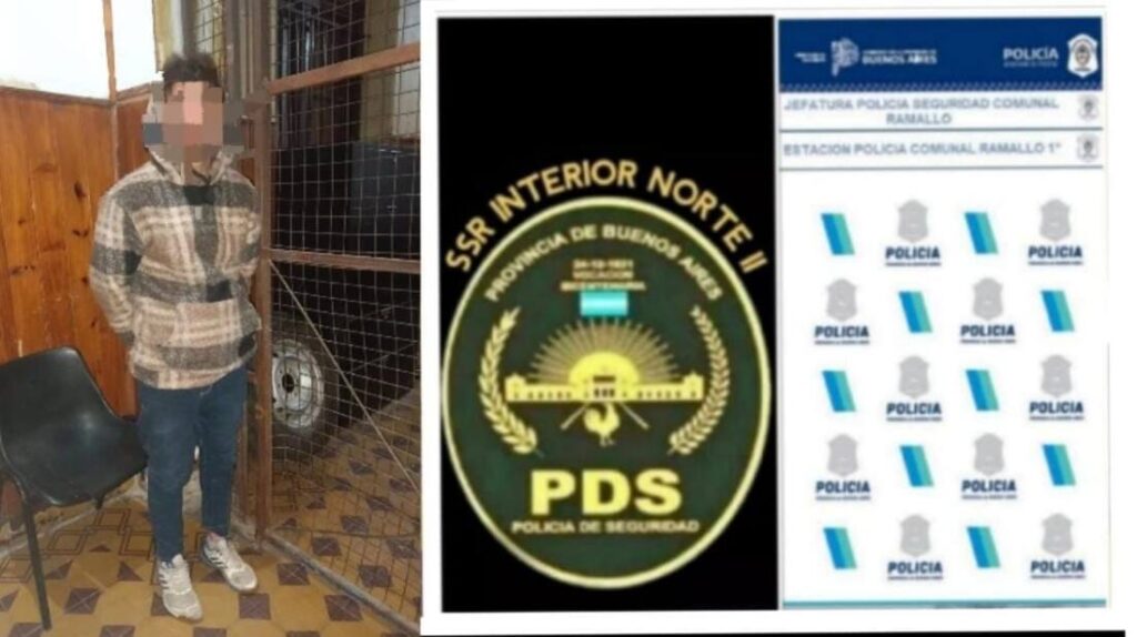 El detenido tiene 31 años y fue acusado de daño.