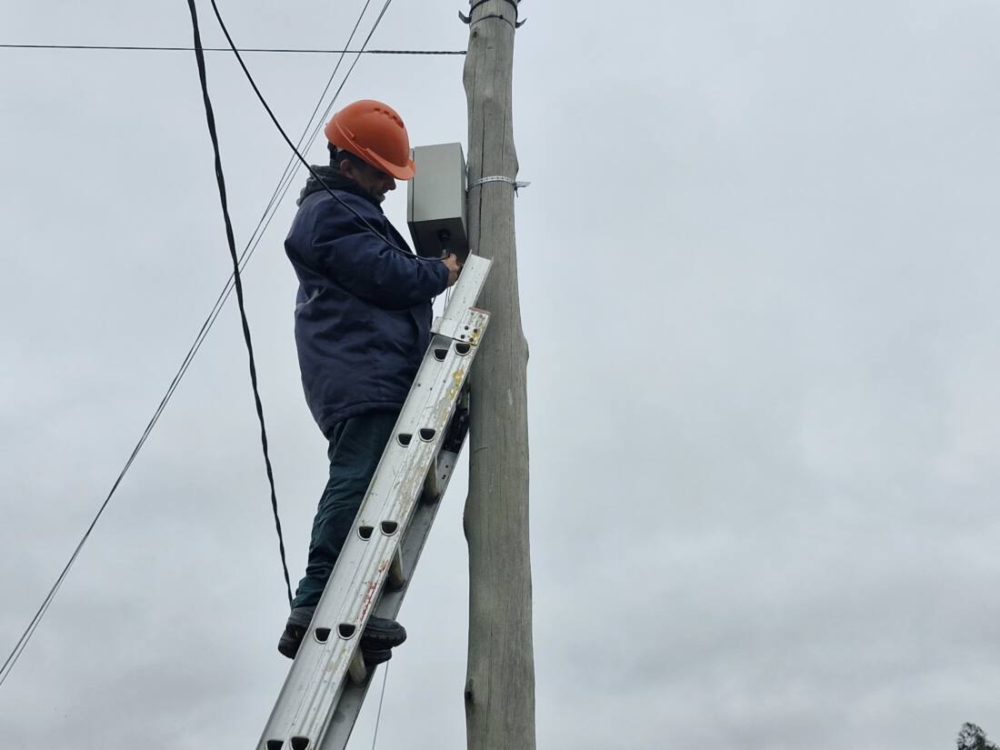 Instalaron dos nuevos domos de seguridad.