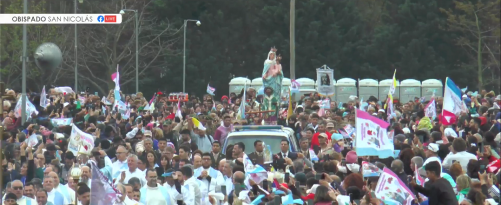 Se cumplen 41 años de la aparición de la Virgen en San Nicolás.