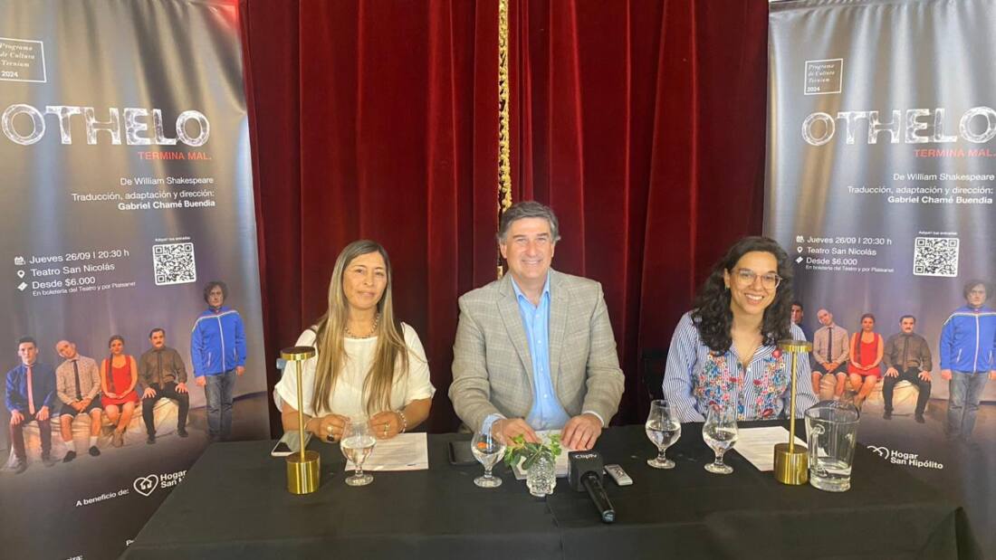 La obra de teatro será el jueves 26 de septiembre a las 20:30 horas en el Teatro de San Nicolás
