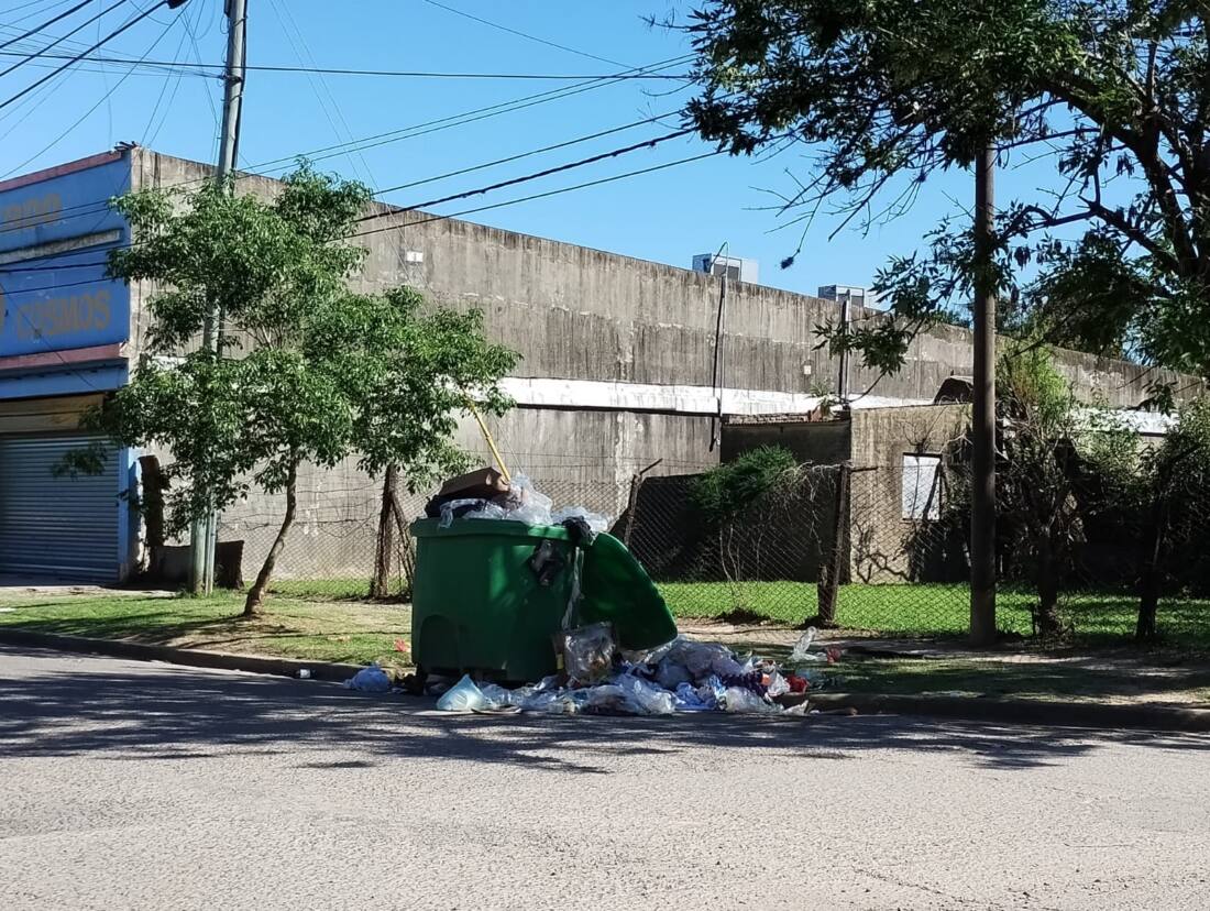 La rotura de un camión afectó la recolección de residuos.