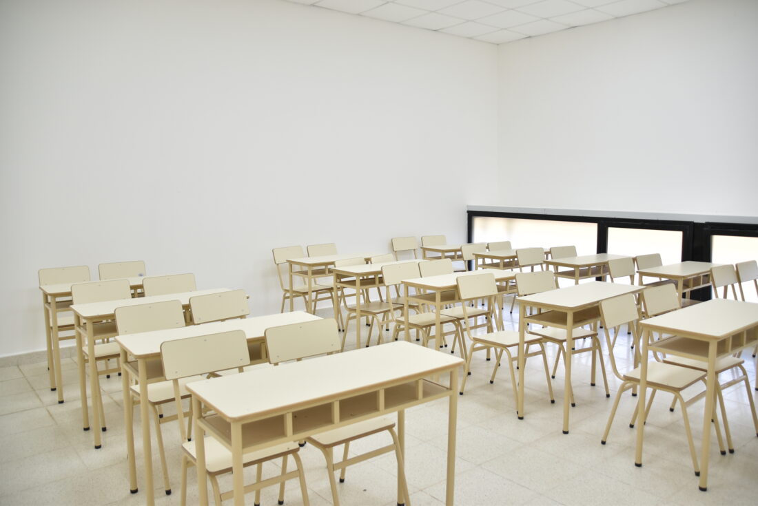La escuela sumó dos nuevas aulas.
