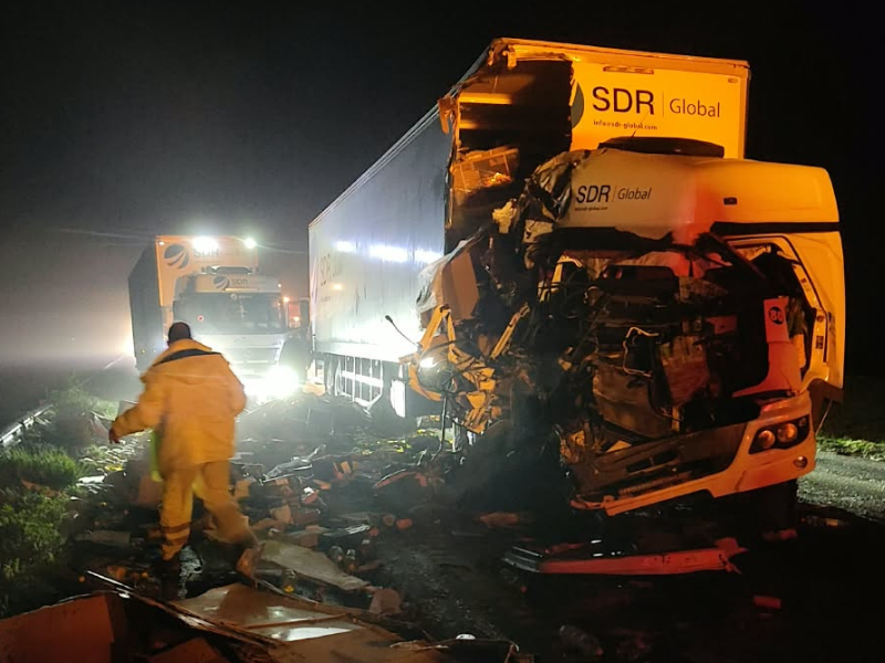camion accidente